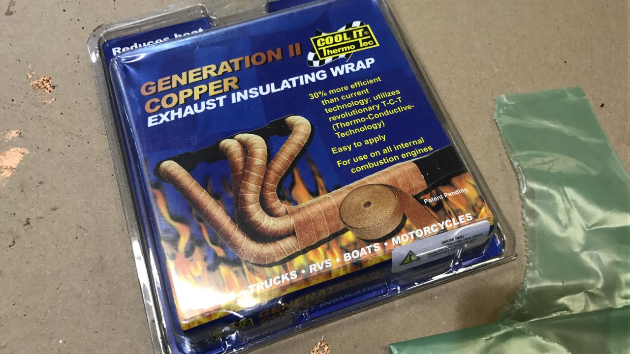 Медная термолента Thermo Tec Exhaust Insulating Wrap