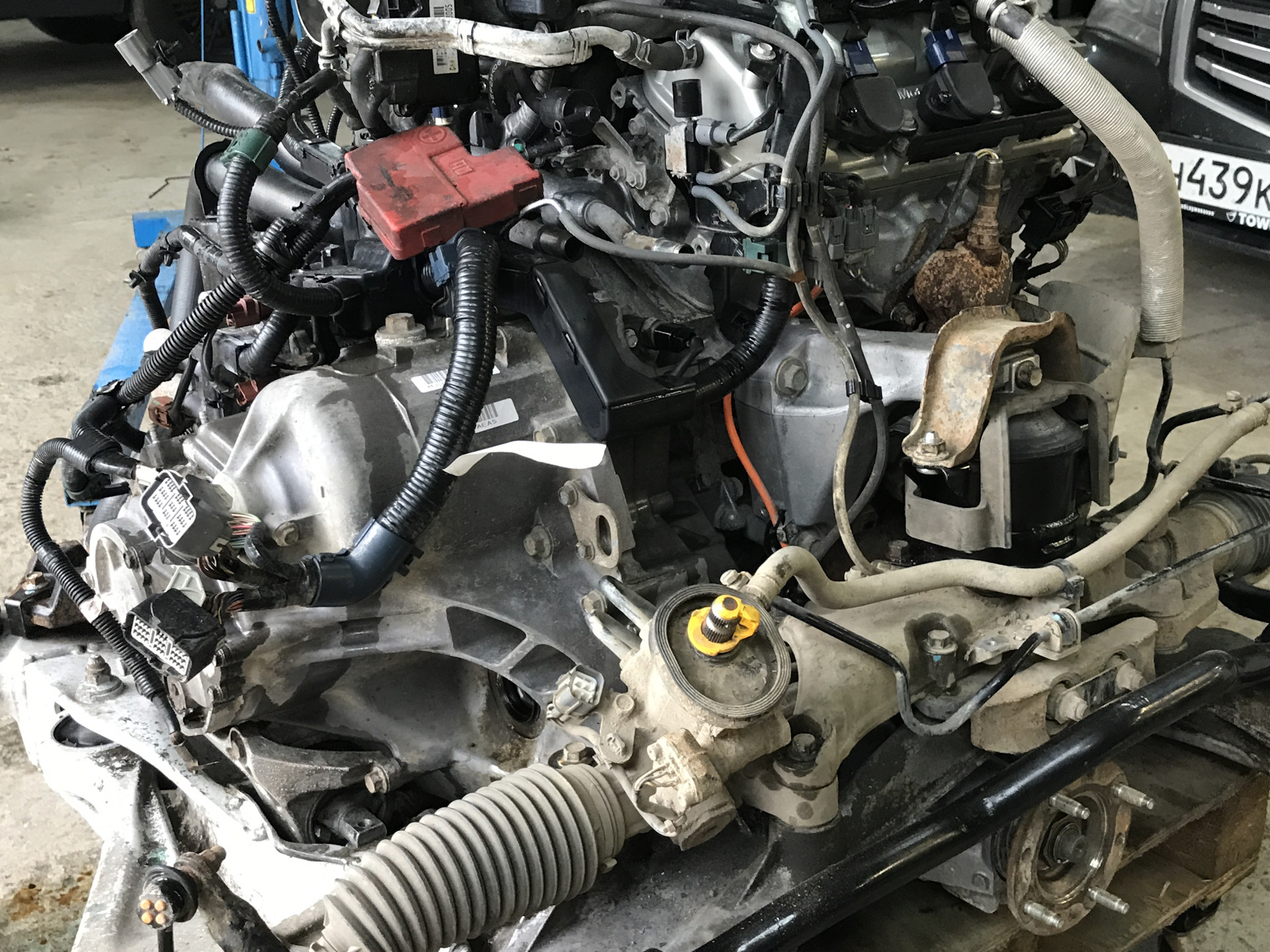 Восстановление Honda Legend после ДТП